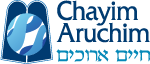 A blue and black logo for chaya anucha